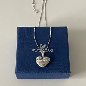 Swarovski Reversible Crystal Heart Necklace
